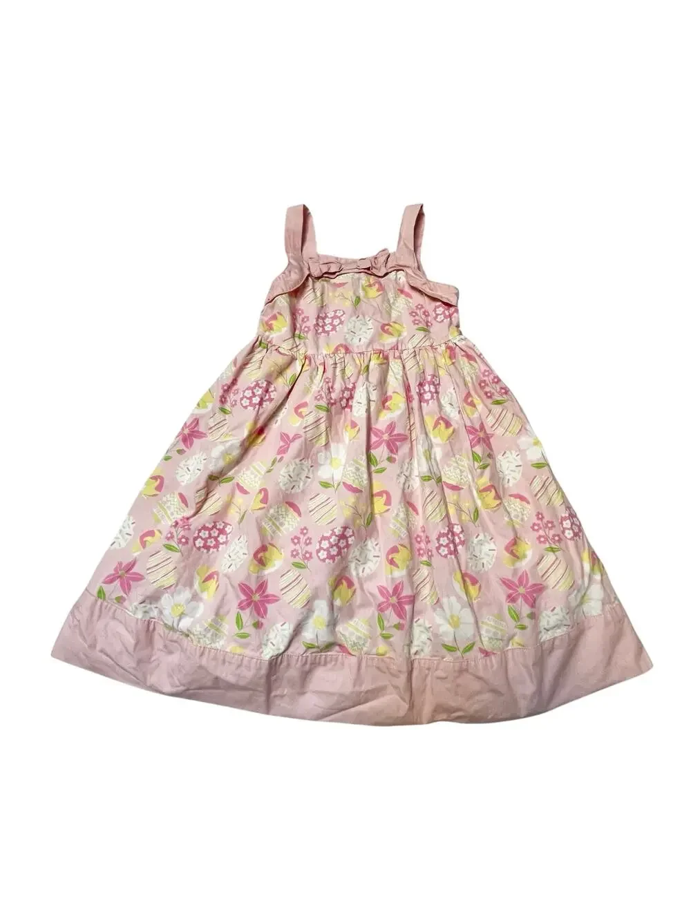 Gymboree Garden Party Easter Bow Dress Size 7
